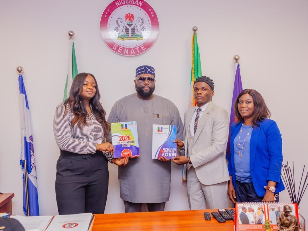 The 2026 nomination and expression of interest forms presented to the Senator